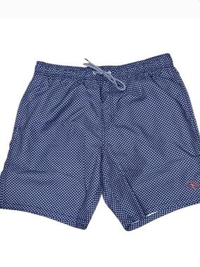 Ted Baker London Navy Micro-Pattern Swim Shorts
